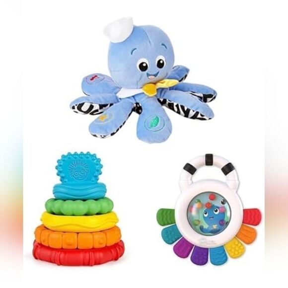 Baby Einstein Opus Sea of Senses Infant Toys Gift Set - 3 Pieces, for Ages 3 Mon - Picture 8 of 10